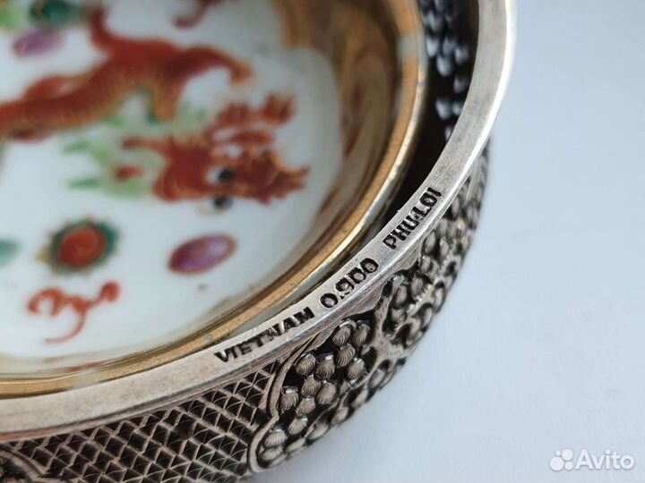 Ваза япония серебро