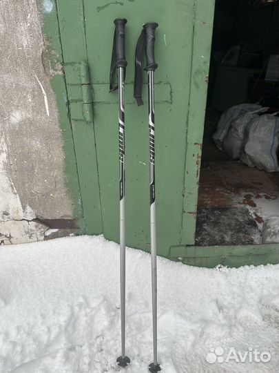 Горные лыжи детские 140 +ботинки 39 размер