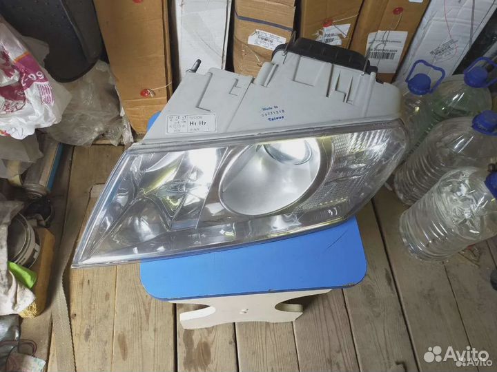 Фара левая С корректором (TYC) шкода октавия