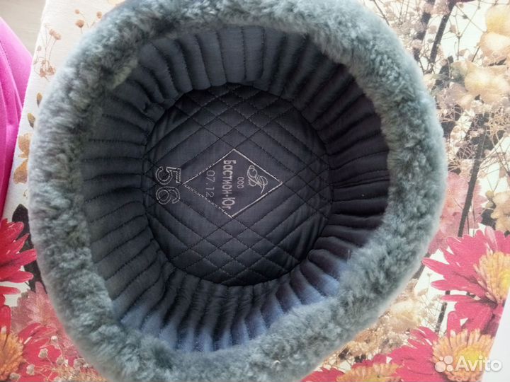 Женская зимняя шапка ушанка