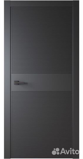 Двери межкомнатные черные