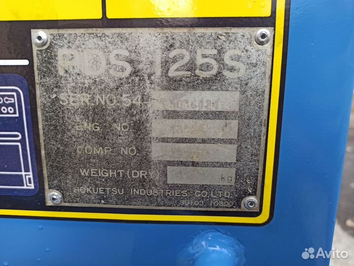 Компрессор Airman PDS125S №54-5046424