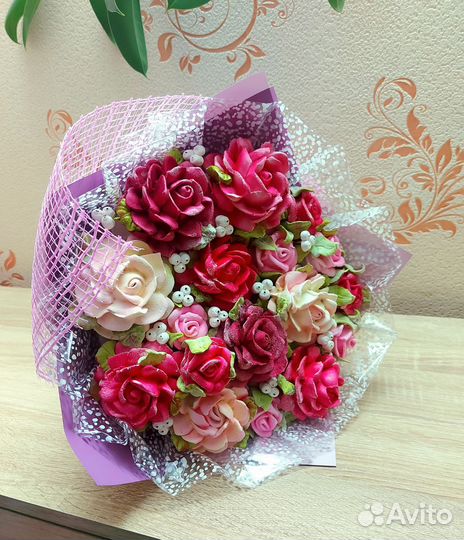 Съедобные букеты из зефира