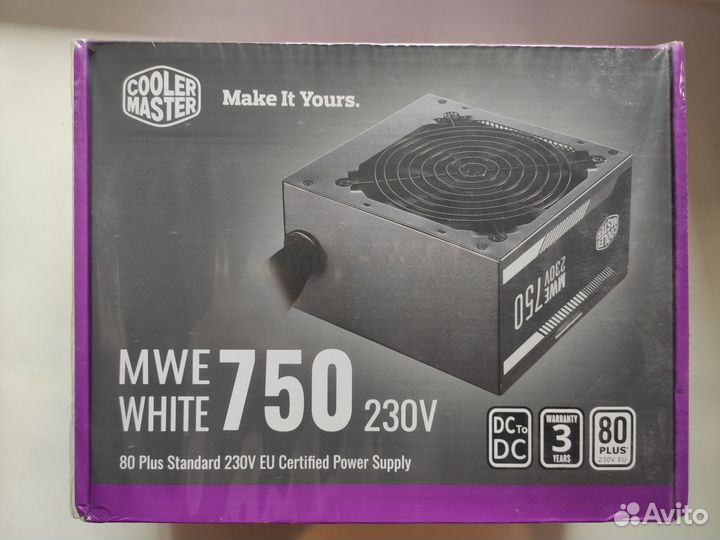 Блок питания Cooler Master mwe 750