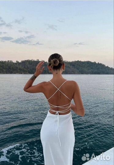 Элегатное летнее платье zara