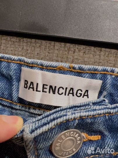 Джинсовая юбка balenciaga