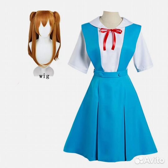 Костюмы косплей аниме евангелион Аска Ленгли