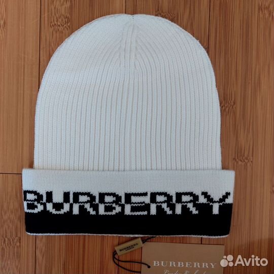 Шапка Burberry premium вязаная