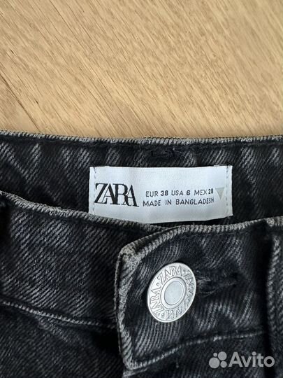 Шорты джинсовые zara 38