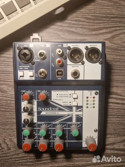 Usb микшерный пульт Soundcraft Notepad-5