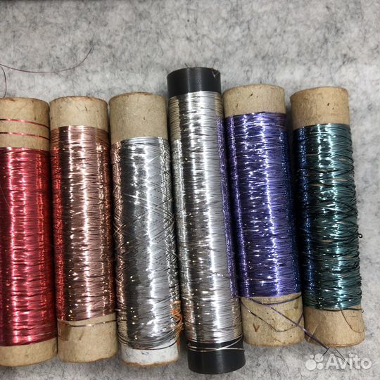 Люрексные нитки винтажные