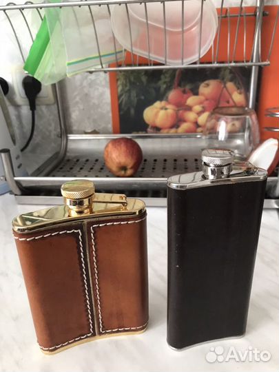 Фляжка карманная 150-180 мл винтаж