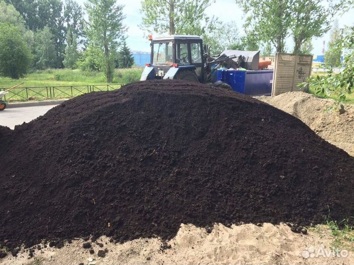 Торфосмесь чернозем грунт с доставкой