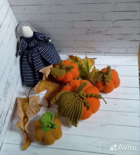 Тыква декоративная крючком