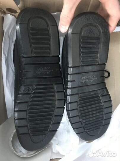 Мужские кожаные ботинки новые