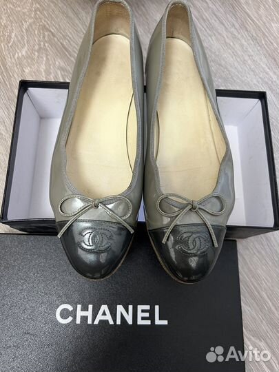 Балетки chanel 38-38,5 оригинал