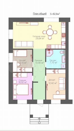 Таунхаус 85 м² на участке 4 сот.