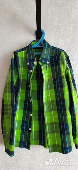 Рубашка в клетку детская