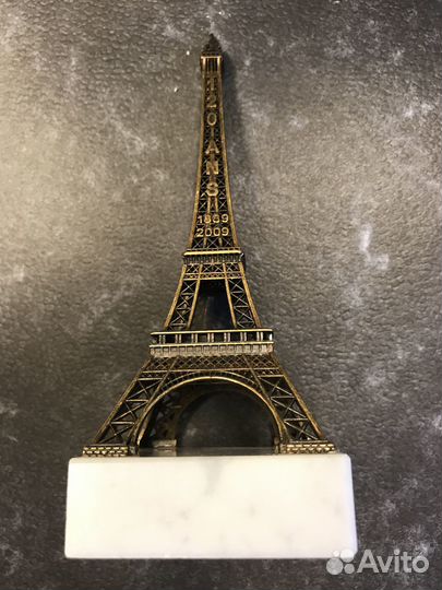 Статуэтка Эйфелева башня металл/ камень