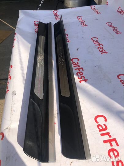 Накладки порогов BMW e46 купе кабриолет порожки