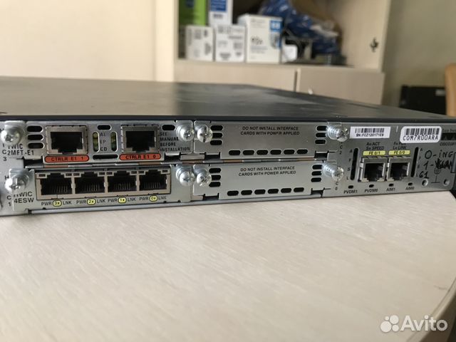 Маршрутизатор Cisco 2811 купить в Москве | Электроника | Авито