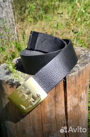 Ремень кожаный солдатский