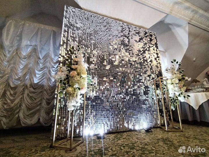 Оформление свадьбы, аренда фотозоны