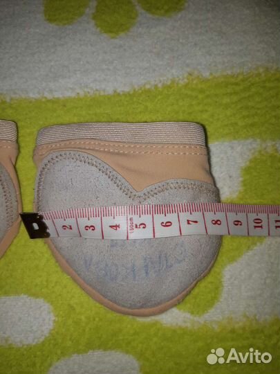 Получешки для гимнастики, полупальцы