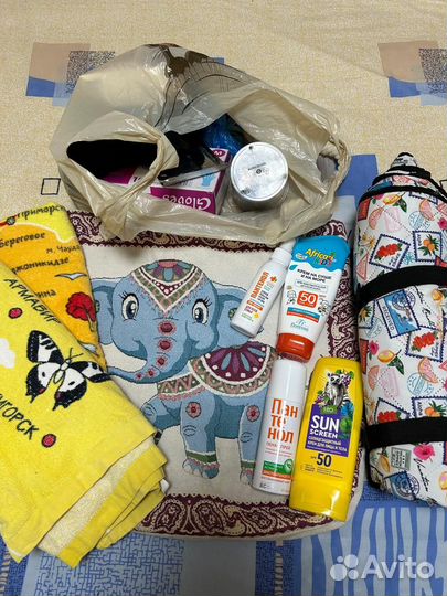 Вещи для пляжа пакетом
