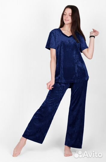 Женский домашний костюм. Бархат