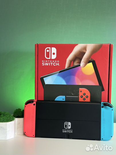 Nintendo Switch Oled Чип+Игры+256gb