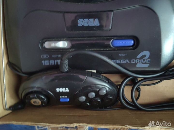 Sega mega drive 2 оригинальная, рабочая