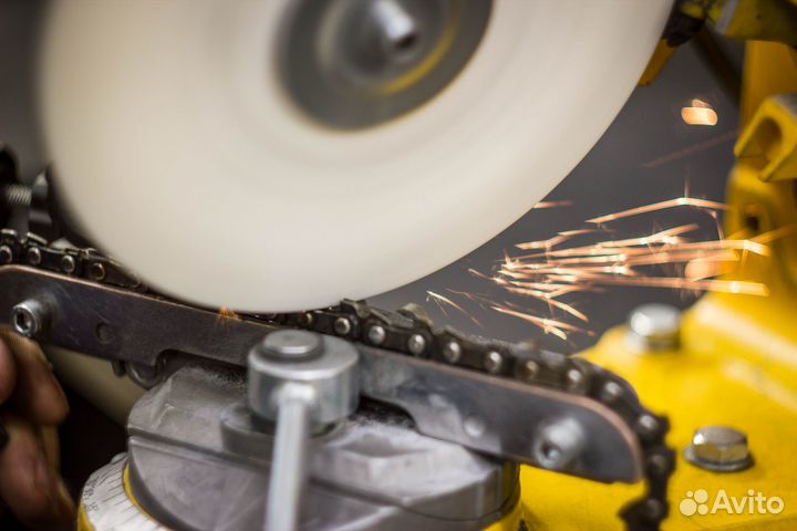 Заточка бензопильной цепи