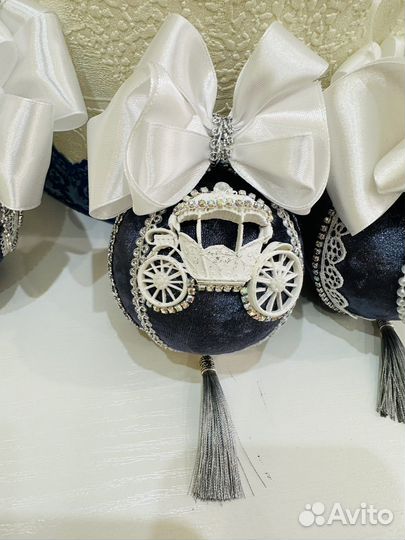 Елочные игрушки ручной работы