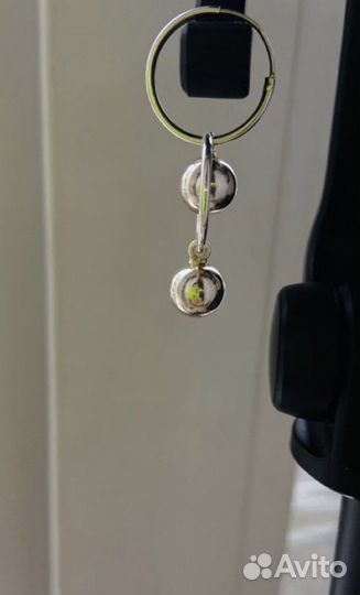 Серьги olko серебро