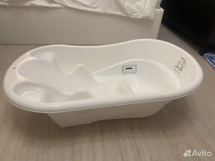 Ванна детская Olsson Ollie Hippo с термометром