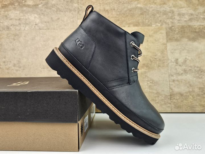 Ботинки Ugg Mens Neumel Gentleman Leather Black