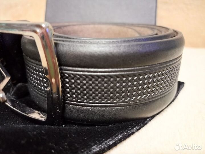 Ремень мужской кожаный