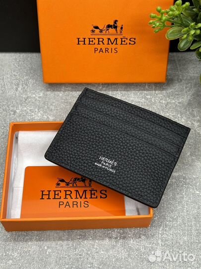 Картхолдер Hermes натуральная кожа