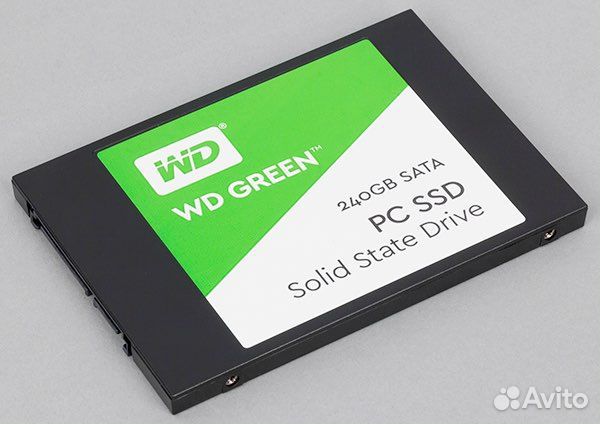 Переносной SSD жёсткий диск 240 WD + коробка