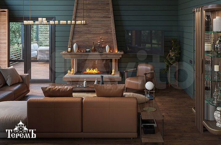 Коттедж 162 м² на участке 10 сот.