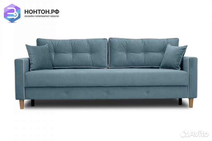 Диван тик-так Айрин светло-бирюзовый