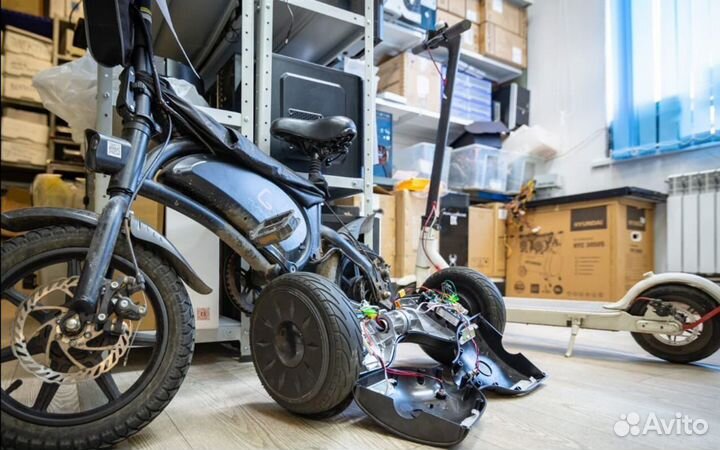 Ремонт велосипедов электросамокатов и