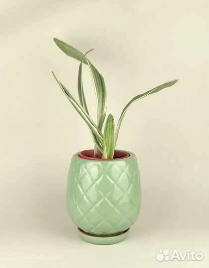 Керамический горшок Ананас 2,5литра