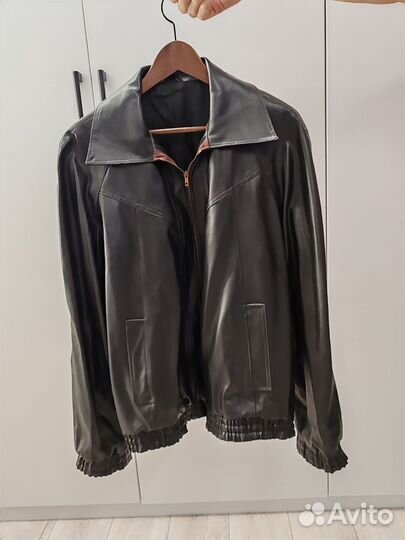 Кожаная куртка мужская винтаж
