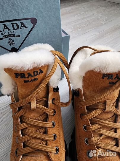 Зимние ботинки prada