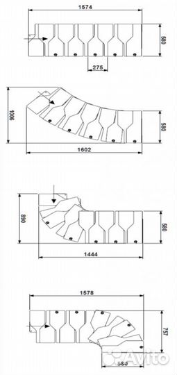 Модульная лестница athena