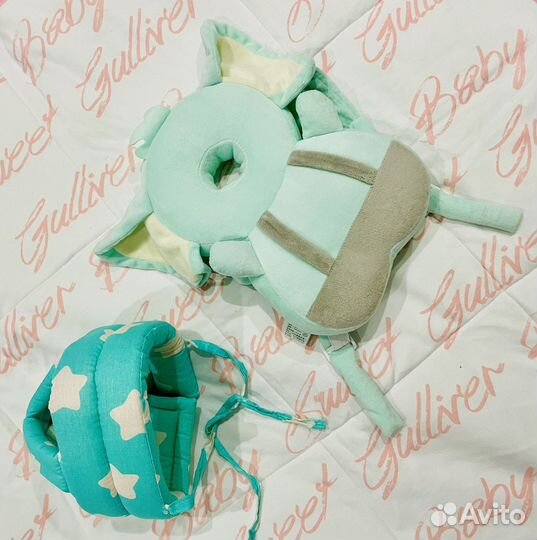 Детский защитный шлем и рюкзак