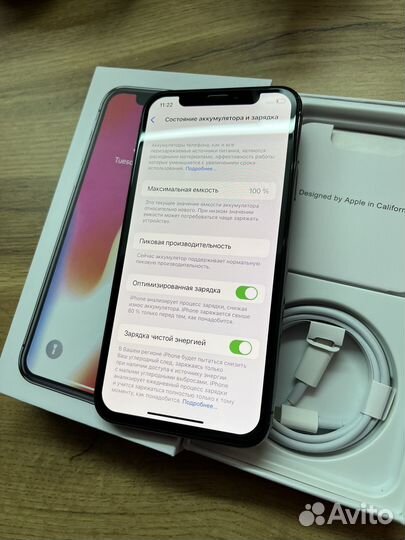 iPhone X, 256 ГБ