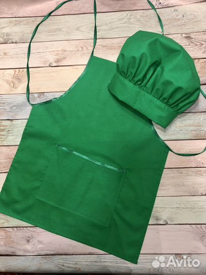 Фартук и колпак детский